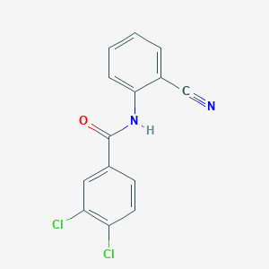 3,4-dichloro-N-(2-cyanophenyl)benzamide