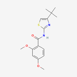 N-(4-tert-butyl-1,3-thiazol-2-yl)-2,4-dimethoxybenzamide