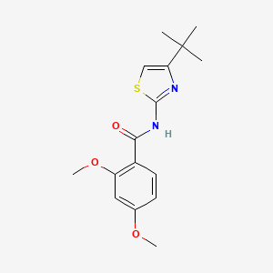 molecular formula C16H20N2O3S B5833051 N-(4-tert-butyl-1,3-thiazol-2-yl)-2,4-dimethoxybenzamide 