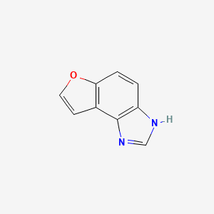 molecular formula C9H6N2O B583309 3H-furo[3,2-e]benzimidazole CAS No. 149432-76-8