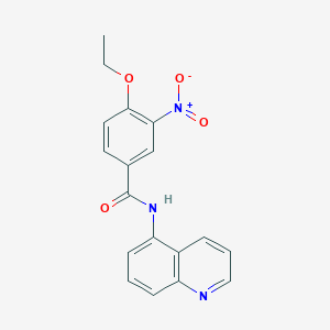 4-ethoxy-3-nitro-N-5-quinolinylbenzamide