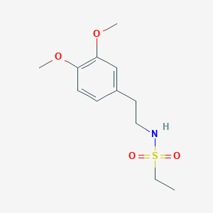 molecular formula C12H19NO4S B5833111 N-[2-(3,4-dimethoxyphenyl)ethyl]ethanesulfonamide 