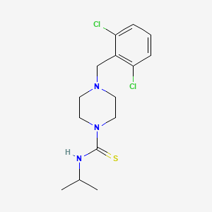 4-(2,6-dichlorobenzyl)-N-isopropyl-1-piperazinecarbothioamide