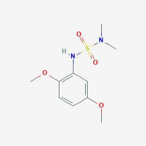 molecular formula C10H16N2O4S B5833224 N'-(2,5-dimethoxyphenyl)-N,N-dimethylsulfamide 