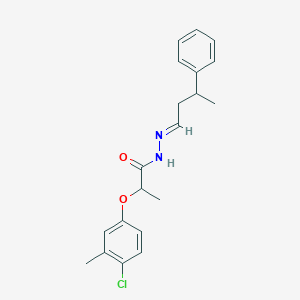 molecular formula C20H23ClN2O2 B5833268 2-(4-chloro-3-methylphenoxy)-N'-(3-phenylbutylidene)propanohydrazide 