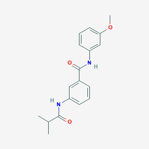 3-(isobutyrylamino)-N-(3-methoxyphenyl)benzamide