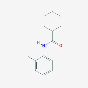 molecular formula C14H19NO B5833281 N-(2-methylphenyl)cyclohexanecarboxamide 