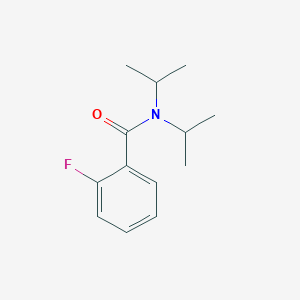 molecular formula C13H18FNO B5833301 2-氟-N,N-二异丙基苯甲酰胺 