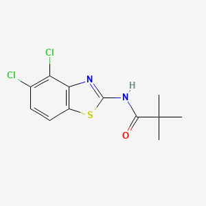 N-(4,5-dichloro-1,3-benzothiazol-2-yl)-2,2-dimethylpropanamide