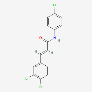 N-(4-chlorophenyl)-3-(3,4-dichlorophenyl)acrylamide