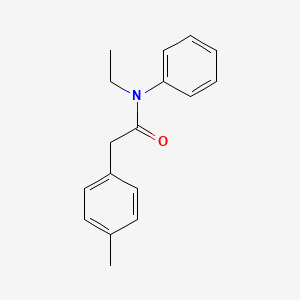 molecular formula C17H19NO B5833444 N-ethyl-2-(4-methylphenyl)-N-phenylacetamide 
