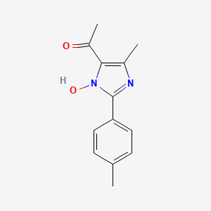 1-[1-hydroxy-4-methyl-2-(4-methylphenyl)-1H-imidazol-5-yl]ethanone