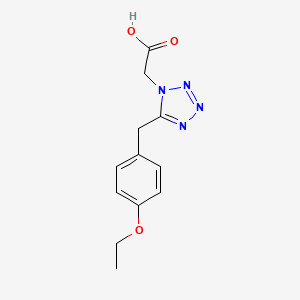 [5-(4-ethoxybenzyl)-1H-tetrazol-1-yl]acetic acid