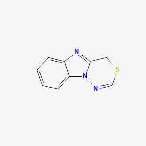 molecular formula C9H7N3S B583351 4h-[1,3,4]Thiadiazino[4,5-a]benzimidazole CAS No. 154249-47-5