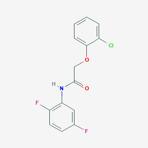molecular formula C14H10ClF2NO2 B5833515 2-(2-chlorophenoxy)-N-(2,5-difluorophenyl)acetamide 