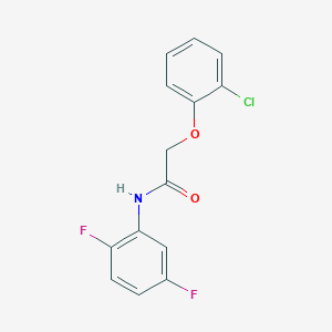 2-(2-chlorophenoxy)-N-(2,5-difluorophenyl)acetamide