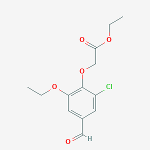 ethyl (2-chloro-6-ethoxy-4-formylphenoxy)acetate