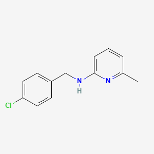 molecular formula C13H13ClN2 B5833562 N-(4-chlorobenzyl)-6-methyl-2-pyridinamine 