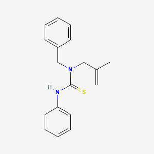 molecular formula C18H20N2S B5833573 N-benzyl-N-(2-methyl-2-propen-1-yl)-N'-phenylthiourea 