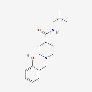 1-(2-hydroxybenzyl)-N-isobutyl-4-piperidinecarboxamide