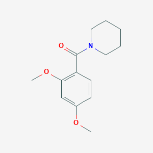 molecular formula C14H19NO3 B5833646 1-(2,4-dimethoxybenzoyl)piperidine 