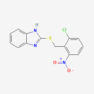 2-[(2-chloro-6-nitrobenzyl)thio]-1H-benzimidazole