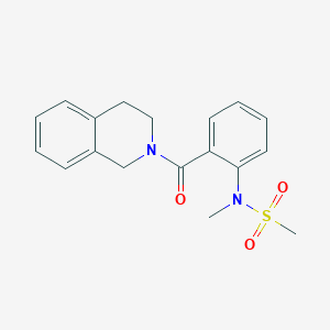 N-[2-(3,4-dihydro-2(1H)-isoquinolinylcarbonyl)phenyl]-N-methylmethanesulfonamide