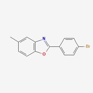 molecular formula C14H10BrNO B5833822 2-(4-bromophenyl)-5-methyl-1,3-benzoxazole 