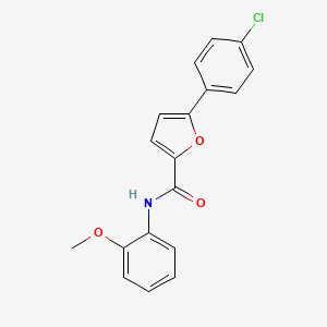 5-(4-chlorophenyl)-N-(2-methoxyphenyl)-2-furamide