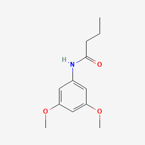 molecular formula C12H17NO3 B5833843 N-(3,5-dimethoxyphenyl)butanamide 
