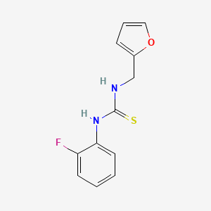 N-(2-fluorophenyl)-N'-(2-furylmethyl)thiourea