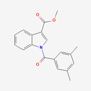 molecular formula C19H17NO3 B5833885 methyl 1-(3,5-dimethylbenzoyl)-1H-indole-3-carboxylate 