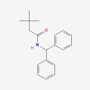 N-(diphenylmethyl)-3,3-dimethylbutanamide