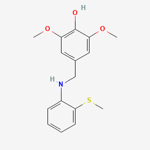 2,6-dimethoxy-4-({[2-(methylthio)phenyl]amino}methyl)phenol