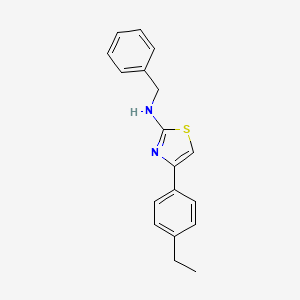 molecular formula C18H18N2S B5833938 N-benzyl-4-(4-ethylphenyl)-1,3-thiazol-2-amine 