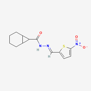 N'-[(5-nitro-2-thienyl)methylene]bicyclo[4.1.0]heptane-7-carbohydrazide