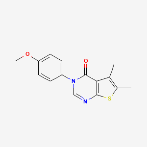 3-(4-methoxyphenyl)-5,6-dimethylthieno[2,3-d]pyrimidin-4(3H)-one