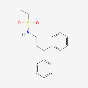 N-(3,3-diphenylpropyl)ethanesulfonamide