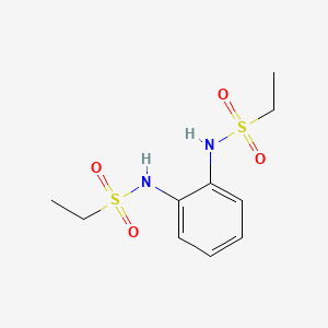 molecular formula C10H16N2O4S2 B5833970 N,N'-1,2-phenylenediethanesulfonamide 