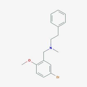 molecular formula C17H20BrNO B5833986 (5-bromo-2-methoxybenzyl)methyl(2-phenylethyl)amine 