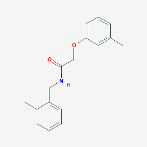 molecular formula C17H19NO2 B5834014 N-(2-methylbenzyl)-2-(3-methylphenoxy)acetamide 