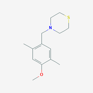 4-(4-methoxy-2,5-dimethylbenzyl)thiomorpholine