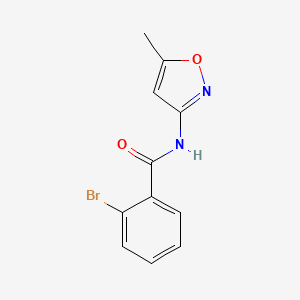 molecular formula C11H9BrN2O2 B5834048 2-bromo-N-(5-methyl-3-isoxazolyl)benzamide 