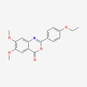 2-(4-ethoxyphenyl)-6,7-dimethoxy-4H-3,1-benzoxazin-4-one