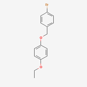 1-bromo-4-[(4-ethoxyphenoxy)methyl]benzene