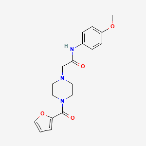 2-[4-(2-furoyl)-1-piperazinyl]-N-(4-methoxyphenyl)acetamide