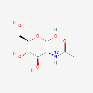 molecular formula C8H15NO6 B583417 N-乙酰-D-[15N]葡糖胺 CAS No. 478518-85-3