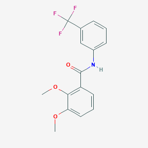 molecular formula C16H14F3NO3 B5834170 2,3-dimethoxy-N-[3-(trifluoromethyl)phenyl]benzamide 