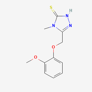 5-[(2-methoxyphenoxy)methyl]-4-methyl-4H-1,2,4-triazole-3-thiol