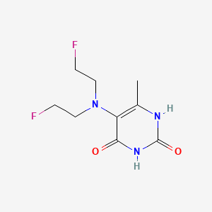 5-[bis(2-fluoroethyl)amino]-6-methyl-2,4(1H,3H)-pyrimidinedione